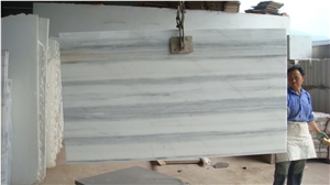 Yaan Crystal White Wooden Marble Slabs, China Crystal White Marble Slabs & Tiles