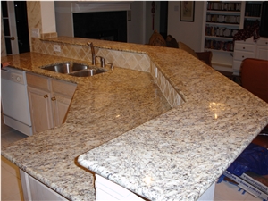Giallo Ornamental Granite Kitchen Countertops,Bar Tops/Bench Tops
