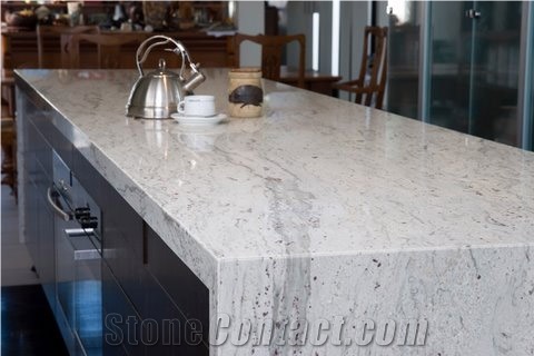 River White Granite Kitchen Countertop,Indian White Granite Kicthen Worktop