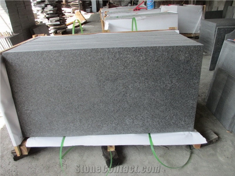 Black Pearl Granite Tiles, China Black Pearl Granite