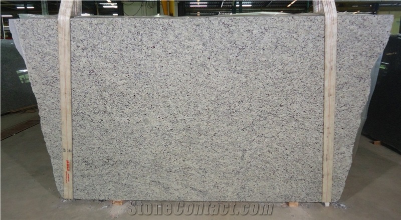 Esmeralda White Granite Slabs, Brazil White Granite