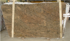 Key West Gold Granite Slabs, Brazil Brown Granite