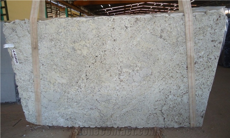 Snow Fall Granite Slabs, White Granite Slabs Brazil