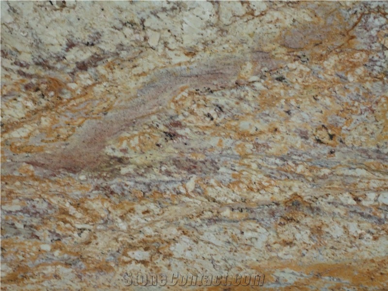Typhoon Bordeaux Granite, Yellow Granite Slabs Brazil