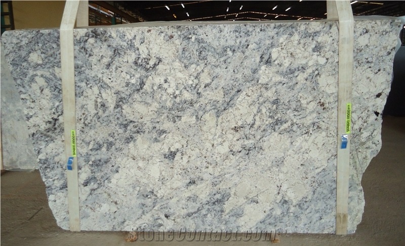 White Ice Granite Slabs, Brazil White Granite