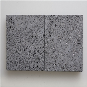 China Grey Basalt with Small Holes Slabs & Tiles