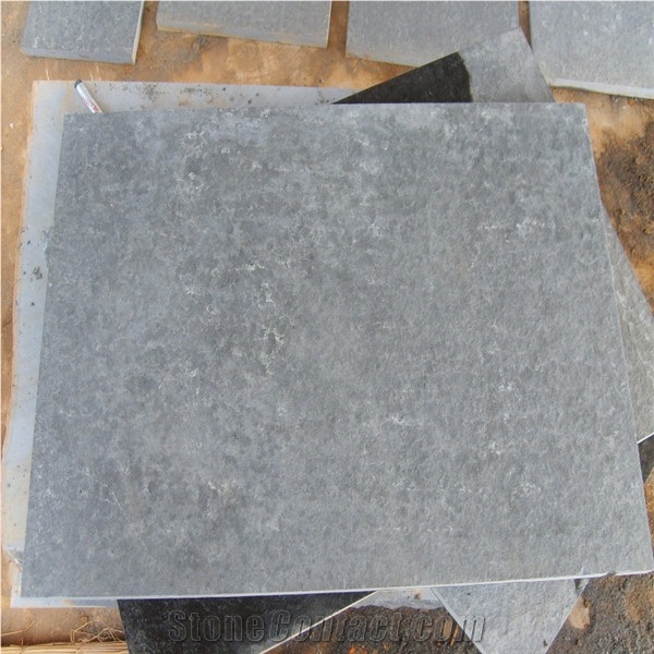 China Zhangpu Black Basalt Flamed Tiles
