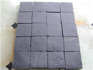 Black Sandstone Paving Cobbles, Pavers