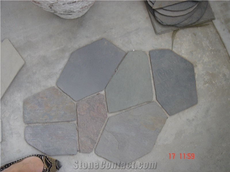 Brown Copper Slate Mosaic Tiles