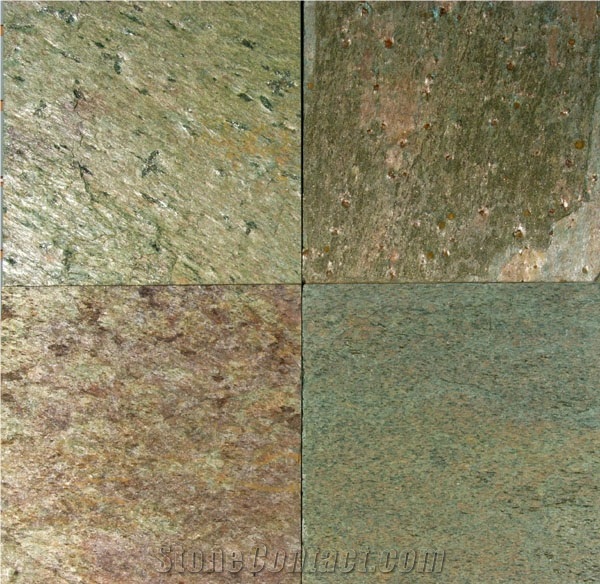 Green Slate Tiles/Slabs