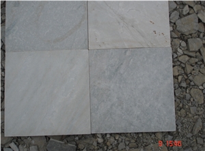 H. White Quartzite Tiles & Slabs, Floor Tiles, Wall Tiles