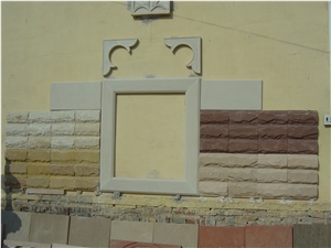 Yellow Buff Sandstone India Window Sils, Doors, Jali,