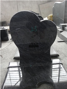 Bahama Blue granite Granite Tombstone & Vizag Blue Monument,Memorials,India blue Gravestone & orion heart Headstone
