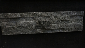 Black Granite Culture Stone, Wall Panel, Ledge Stone Veneer, Stacked Stone for Wall Cladding 60x15cm Retangle