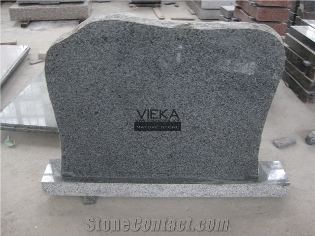 G654 Granite Tombstone & Monument,China Black Granite Gravestone & Headstone Sesame Black China impala Padang Black pingnan zhima hei china nero new impala dark grey Polished for Hungary