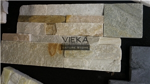 Slate & Quartzite Culture Stone Panel,Wall Panel,Ledge Stone,Veneer,Stacked Stone for Wall Cladding 35x18cm P014