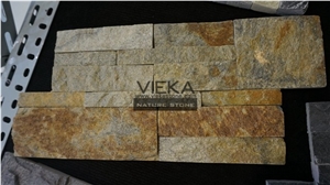 Slate & Quartzite Culture Stone Panel,Wall Panel,Ledge Stone,Veneer,Stacked Stone for Wall Cladding 35x18cm