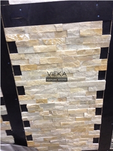 Slate & Quartzite Culture Stone Panel,Wall Panel,Ledge Stone,Veneer,Stacked Stone for Wall Cladding 60x15cm P014 Z Shape