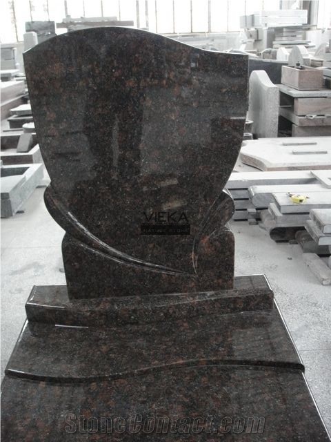 Tan Brown Granite Tombstone & Monument,India Brown Granite Tombstone