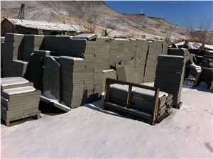 Mongolia Black Basalt Quarry Owner Slabs & Tiles, China Black Basalt
