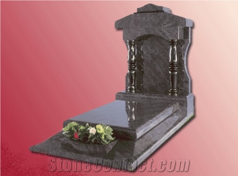 European Style Tombstones with Vases Cemetery Monument Custome Headstones