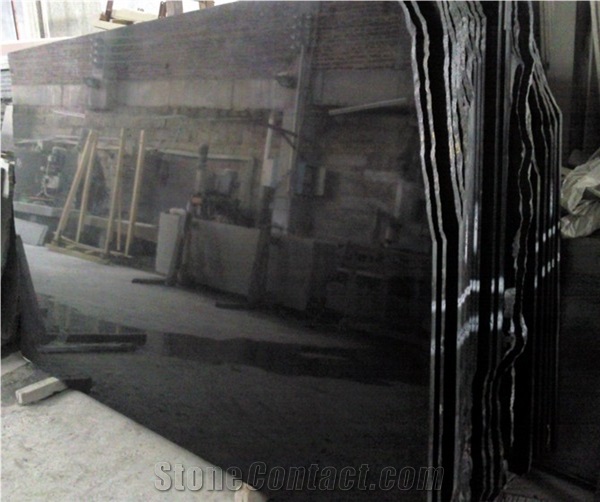 China Shanxi Black Cut to Size/Random Slabs, Shanxi Black Granite Slabs & Tiles
