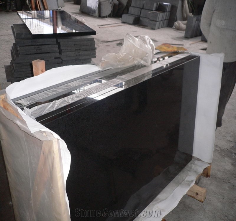 Shanxi Black Granite Countertop Kitchen Bar Top Work Top