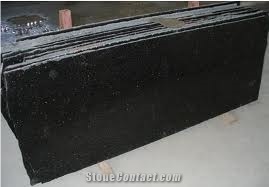 Absolute Black Granite Slabs & Tiles, India Black Granite Floor Tiles, Wall Tiles