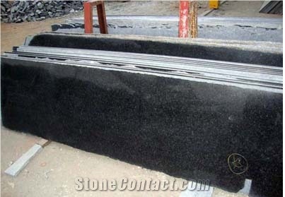 Black G20 Granite Slabs & Tiles, India Black Granite