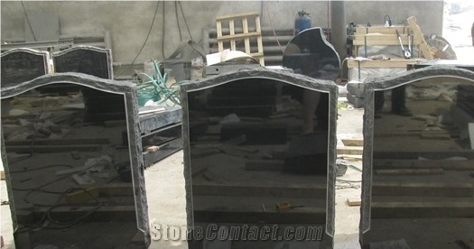 China Shanxi Black Granite Polished Monument,Shanxi Black Granite Tombstone from China for Sale