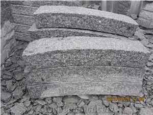G341 Granite Curbstone Radian Kerbs