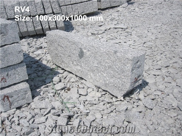 G341 Granite Kerbstone for Sweden Type Rv