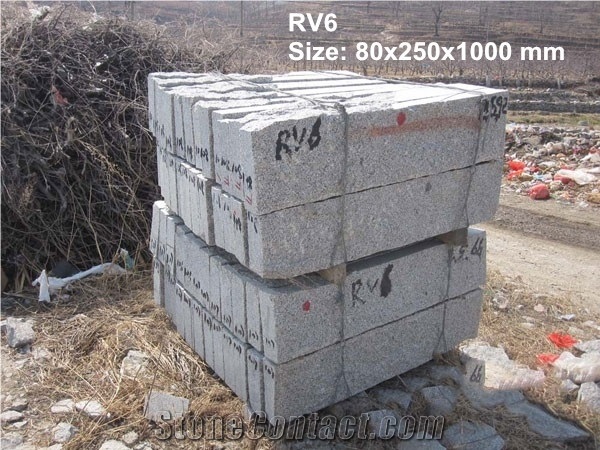 G341 Granite Kerbstone for Sweden Type Rv