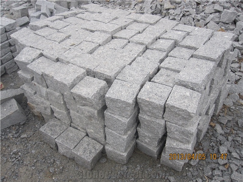G341 Natural Pavers 20x14x8 Cm, G341 Granite Cube Stone & Pavers