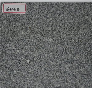 G343 Lu Grey Flamed Polished Tiles, China Grey Granite