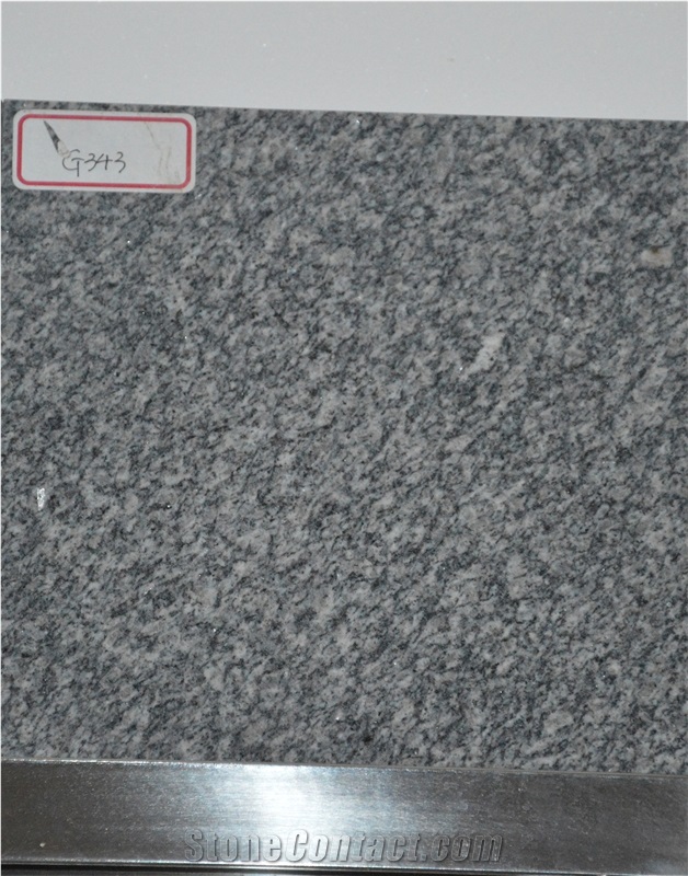 G343 Lu Grey Flamed Polished Tiles, China Grey Granite