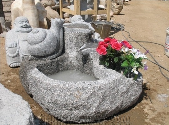Granite Fountains Garden, New G603 Grey Granite Fountain
