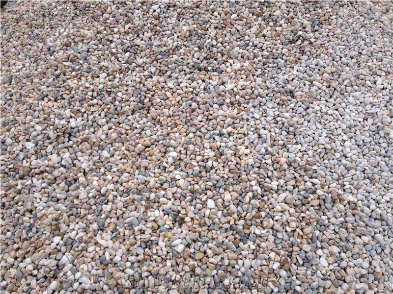 Multicolor Stone Pebbles, Grey Granite Pebble & Gravel