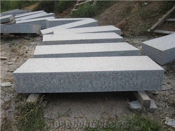 New G603 Flamed Block Steps, G341 Granite Steps