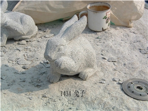 Rabbits Carving Crafts,Garden Animal Handcrafts