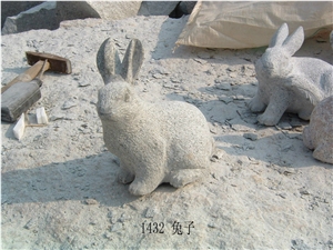 Rabbits Carving Crafts,Garden Animal Handcrafts