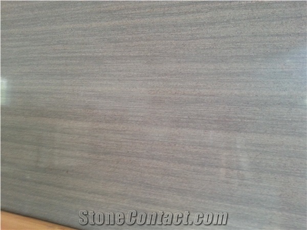 Wenge Sandstone Brown with Wood Grains Slabs & Tiles, China Brown Sandstone