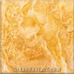 Abnore Travertine Slabs & Tiles, Iran Yellow Travertine