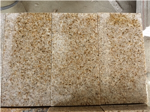 China Yellow Granite G682 Polished Tiles For Floor
