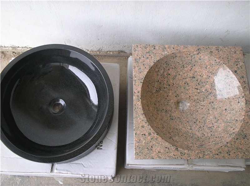 Basins Directly from Chinese Factory, Brown Granite Sinks & Basins