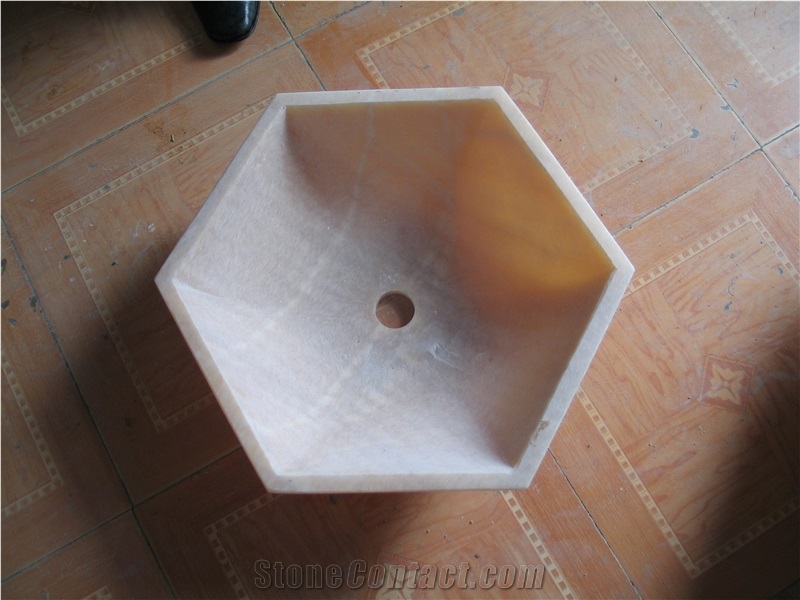Basins & Sinks in Different Shapes from China, Beige Limestone Sinks & Basins
