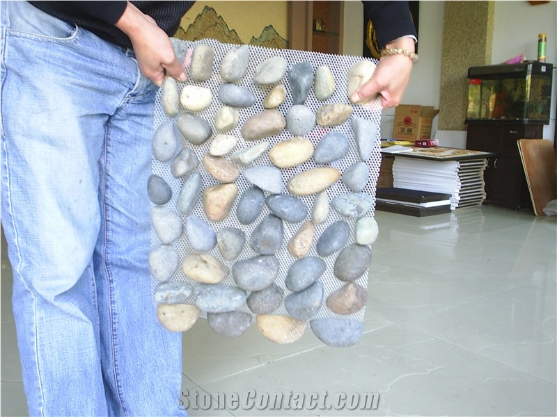 Cheap Pebble Stone, Grey Soapstone Pebble & Gravel