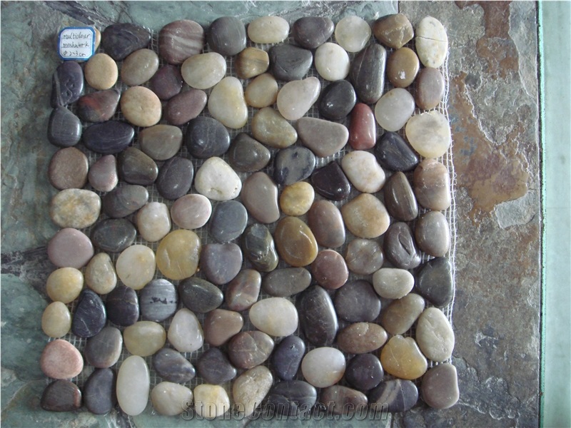 Hot Sale Bown Pebble, Brown Granite Pebble & Gravel