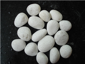 White Granite Pebble & Gravel