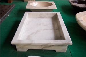 White Marble Basins&Sinks from China, White Marble Sinks & Basins